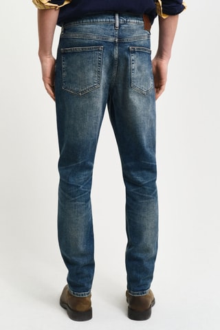 Jean slim - Bleu délavé