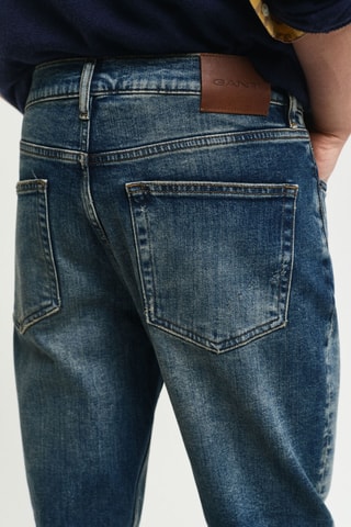 Jean slim - Bleu délavé