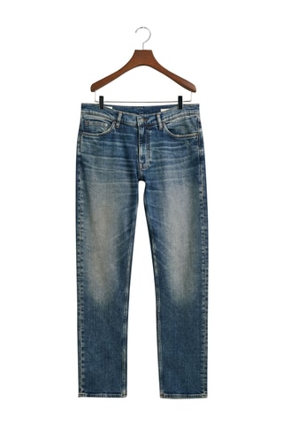 Jean slim - Bleu délavé