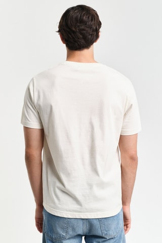 T-shirt regular - Crème