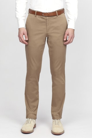 Pantalon slim - Beige