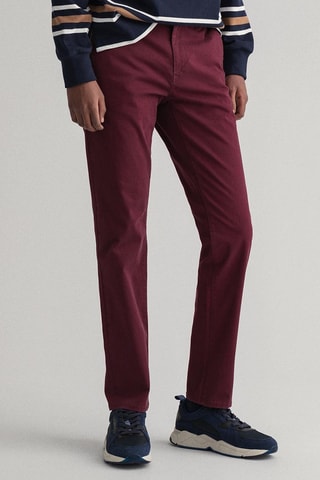 Chino slim - Bordeaux