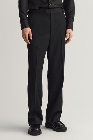 Pantalon de costume en laine - Noir