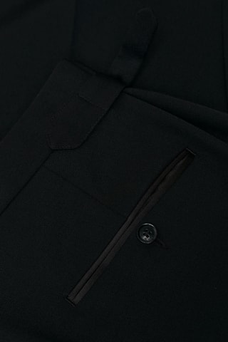 Pantalon de costume en laine - Noir