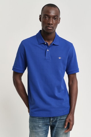 Polo regular - Bleu