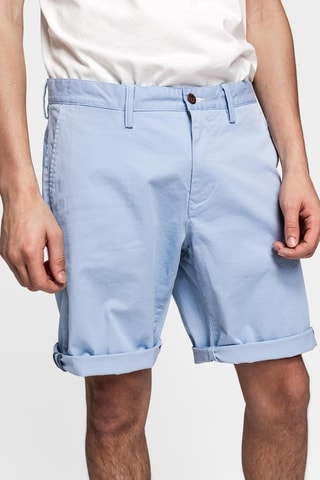 Short en coton biologique - Bleu clair