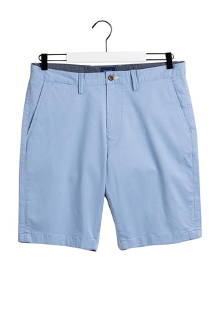 Short en coton biologique - Bleu clair