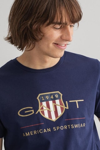 T-shirt regular - Bleu marine