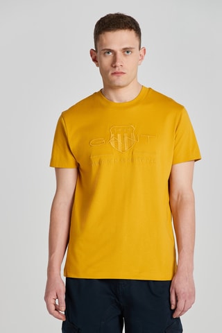 T-shirt - Jaune moutarde