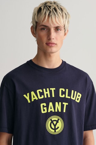 T-shirt relaxed - Bleu marine