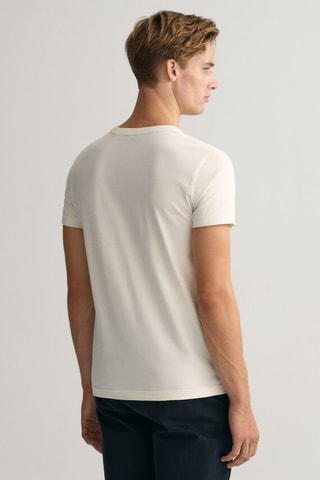 T-shirt regular - Crème
