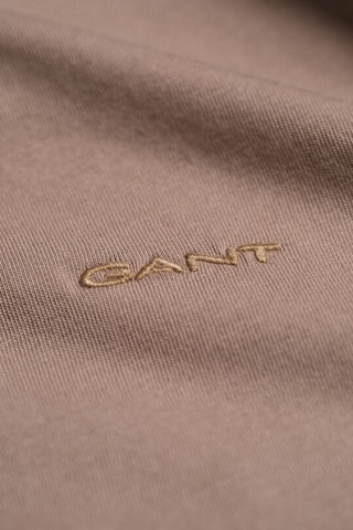 T-shirt relaxed en coton biologique - Taupe