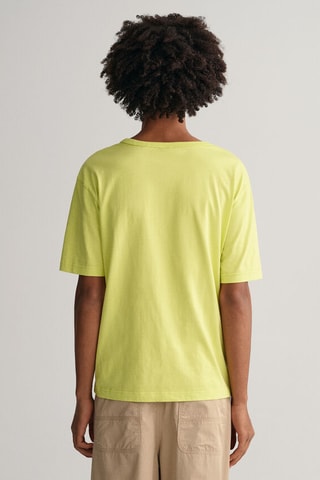T-shirt relaxed en coton biologique - Jaune clair