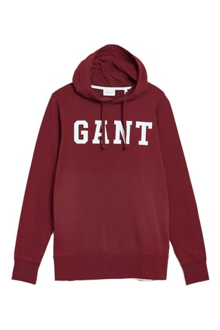 Sweat regular à capuche - Bordeaux