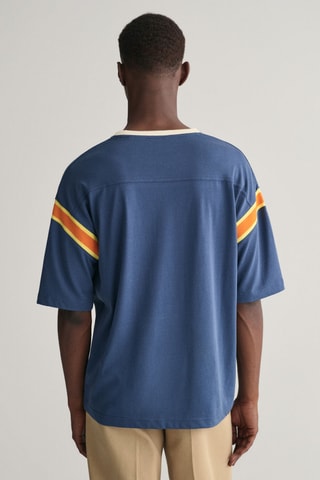 T-shirt relaxed - Bleu