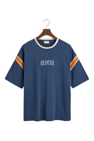 T-shirt relaxed - Bleu