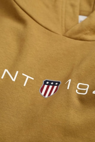 Sweat regular à capuche - Moutarde