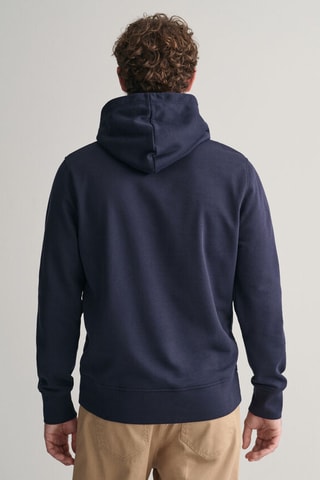 Sweat regular à capuche - Bleu marine