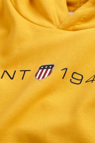 Sweat regular à capuche - Jaune