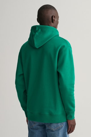 Sweat relaxed à capuche - Vert