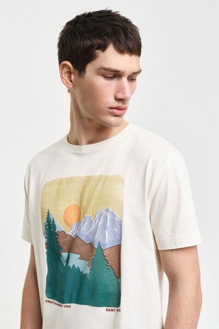 T-shirt regular - Crème