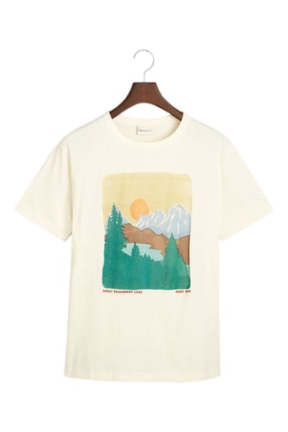 T-shirt regular - Crème