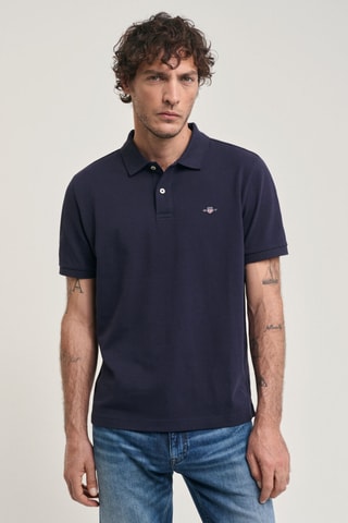 Polo regular - Bleu marine