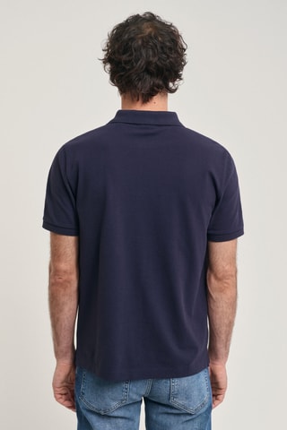 Polo regular - Bleu marine