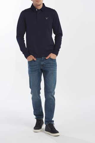 Polo regular - Bleu marine