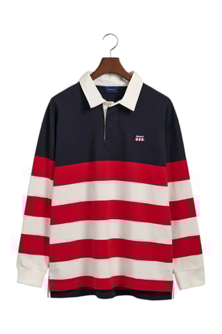 Polo relaxed - Bleu marine