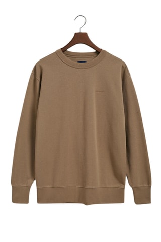 Sweat relaxed en coton biologique - Taupe