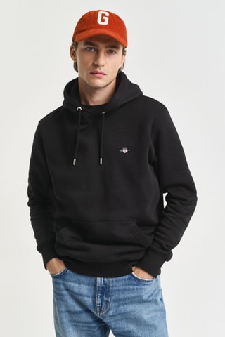 Sweat regular à capuche - Noir