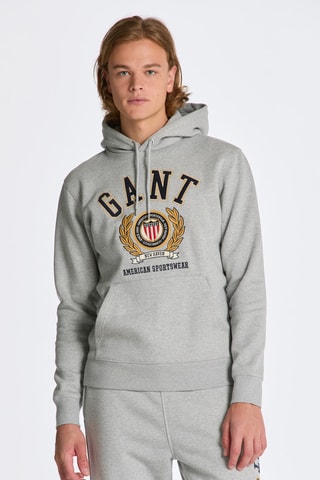 Sweat regular à capuche - Gris clair