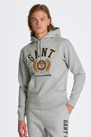 Sweat regular à capuche - Gris clair