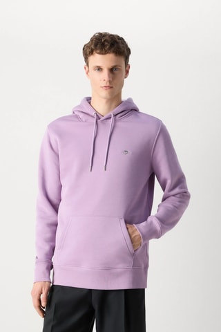 Sweat regular à capuche - Lilas