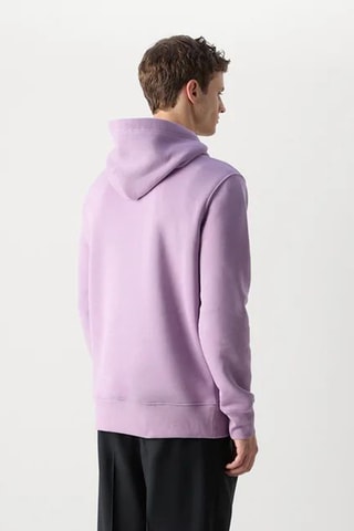Sweat regular à capuche - Lilas