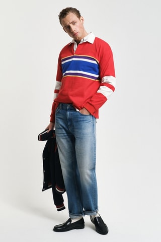 Polo relaxed - Rouge