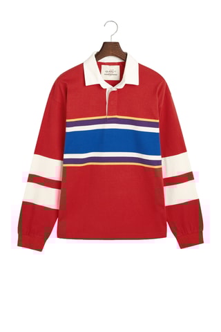 Polo relaxed - Rouge