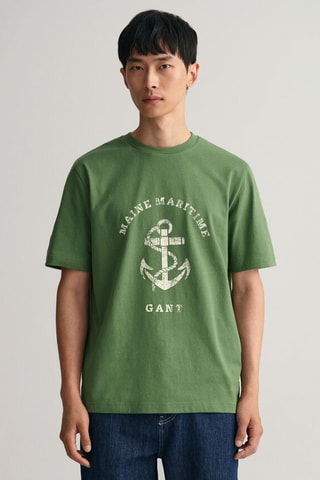 T-shirt regular - Vert