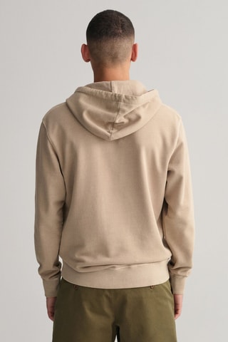 Sweat relaxed à capuche - Beige