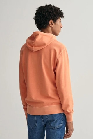 Sweat relaxed à capuche - Orange