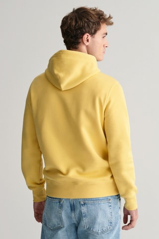 Sweat regular à capuche - Jaune
