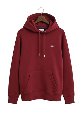 Sweat regular à capuche - Bordeaux