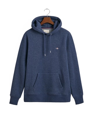 Sweat regular à capuche - Bleu