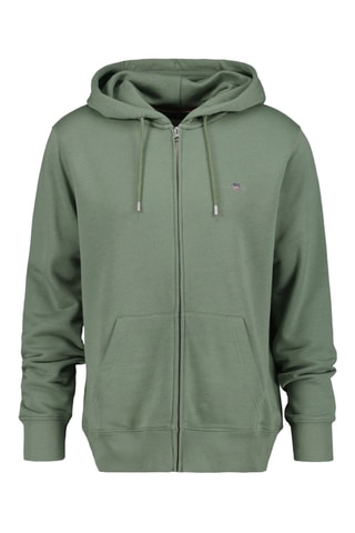 Sweat regular à capuche - Vert