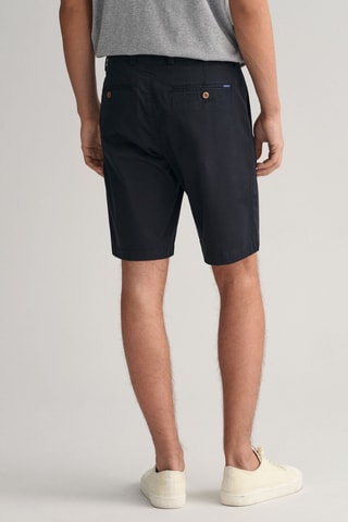 Short slim en coton biologique - Noir