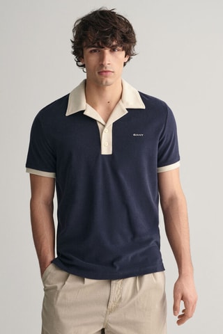 Polo regular - Bleu marine