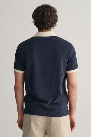 Polo regular - Bleu marine