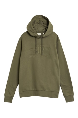 Sweat regular à capuche - Kaki