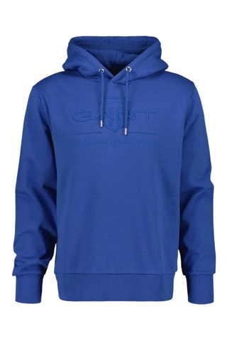 Sweat regular à capuche - Bleu